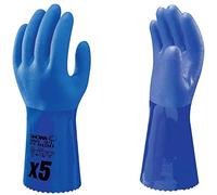 Showa PVC300 660 Gants de Protection Protection renforcée Contre Les Produits Chimiques et l'abrasion (5, L (9))
