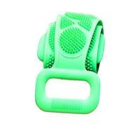 Shower Back Brush - Silicone Scrubber, Body Cleaning Tool Bathing Unit | Double Sided Gentle Brush Concave Convex Coating Arms Neck Feet Bathroom Apartment Dormitory Hotel Hangable Storage Scrubber
