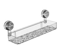 Shower Caddy - PET, Rectangle Suction Cup Shelf Space-Saving | Wall-Mountable Bathroom Organizer Multipurpose Storage Basket, Kitchen Counter Storage For Shower, Bathroom, Kitchen, Vanity, Countertop