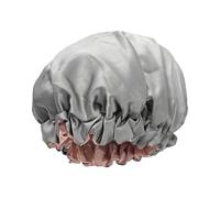 Shower Cap, 2-Layer Waterproof Elastic Bonnet, Reusable Hair Protector for Bath, Spa, Home, Hotel, Salon, Long Hair, Braids, Daily Showering