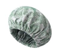 Shower Cap For Women - Double Layer Hair Bonnet | Shower Caps For Women Reusable Waterproof, F́or Bath Swim Travel Home Spa Beach Pool Adult Washing