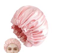 Shower Cap Women, Waterproof Hair Bonnet, Reusable Bath Cap, 2 Layer Elastic Lined Head Cover For Long Braids And Thick Hair, Moisture Protection Spa Accessory Home Travel Ladies