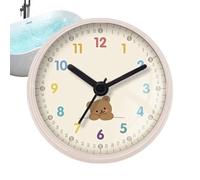 Shower Clock, Waterproof Bathroom Clock, Bear Suction Cup Wall Clocks