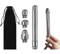 Shower Douche Buse de Douche à Lavement Kits d’Accessoires de Douche avec 3 Pommes de Douche en Aluminium à 7 Trous + Kit de Lavement de Douche anale pour Hommes et Femmes