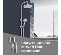 Shower Elbow Adapter - adjustable stainless steel | Shower Connector Adjustable - easy to install | Chrome Ѕhower Hose Adapter | durable, resistant bathroom