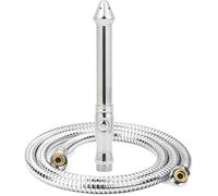 Shower enema hose and nozzle system with 5 foot hand shower hose for colic cleaning kit Shower