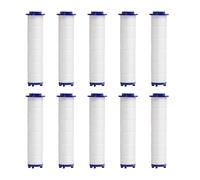 Shower Filter Cartridge - 10pcs PP Cotton Water Softener Replacement Filters, High Output Purification Cartridge, PH Balance Restoration System | Bathroom Shower Filtration Refill Kit For Home Use