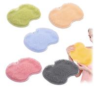 Shower Foot and Back Scrubber Massage Pad, 2025 Upgrade Shower Foot Scrubber Mat, Foot Cleaner for Shower, Bath Massage Mat with Non-Slip Suction Cups (All Color*5)