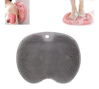 Shower Foot & Back Scrubber,Silicone Bath Massage Pad,2023 New Wall Mounted Back Scrubber,Silicone Bath Massage Cushion Brush with Suction Cups (1PCS-E)