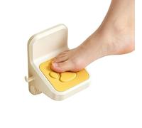 Shower Foot Rest For Shaving Legs - Wall Mounted Shower Footstool With Hook - No-Drilling Heavy Duty Foot Holder For Bathroom - Suction/Adhesive Safety Footrest For Tiles, Glass & Marble