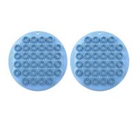Shower Foot Scrubber Mat, 2 Piece Bath Brush With Suction Cups, 30 * 30cm Foot Cleaning Massage Mat For Feet Bathroom Wall Spa Skin Body Care Deep Cleaning Shower Accessory