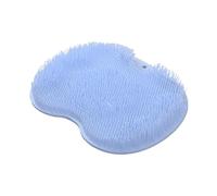 Shower Foot Scrubber Mat, Back Cleaning Pad, Non-Slip Suction Cup Base, Sided Scrubbing Texture, Indoor Outdoor Washer for Bathroom, Bathtub, Hotel, Spa, Home Use, Easy no-Bend Solution