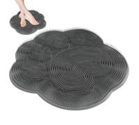 Shower Foot Scrubber Mat - Foot Cleaner For Shower | Silicone Feet And Back Brush | Back Scrubber Massage Pad | Scrub Washer With Non-Slip Suction Cup, Dead Skin Remover For Upper Body