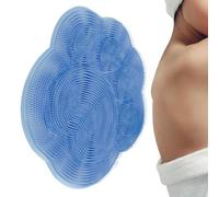 Shower Foot Scrubber Mat, Silicone Foot and Back Brush, Deep Cleaning Pad, Dead Skin Remover with Non-Slip Suction Cups, Soft Bristles for Gentle Massage
