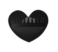 Shower Hair Catcher Wall - Bathroom Hair Trap, Adhesive Mount with Heart Shape, Silicone Drain Filter with Strong Suction, Hairs Collector Tool Anti Clog for Shower Sink Tub Use