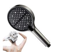 Shower Head - Adjustable Handheld Faucet With Rust-Proof Replacement Parts For Wall, Hard Water Resistance, Daily Residential Use, Apartments, Pets Bath, Family, Elderly, Renters, Chrome
