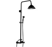 Shower Head All Copper and Bronze European Retro Shower Faucet Lift Tub and Shower Set