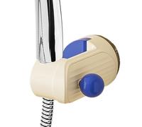 Shower Head Bracket, Adjustable Wall Mount Holder, 2.36x1.89x4.33 Inches Strong Adhesive & Rotatable Design, Waterproof Shower Nozzle Support for Bathroom, Marble, Glass, Sprayer Attachment