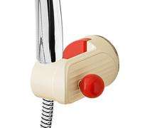 Shower Head Bracket, Shower Holder, Bathroom Mount, 2.36x1.89x4.33 Inches, Waterproof Adjustable Design, Nozzle Support, Easy Installation on Wall Marble Glass for Sprayer in Home Use