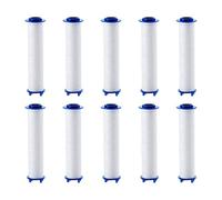 Shower head Filter - Replacement Cartridge Kit Hard Water, Odour & Chlorine Neutraliser, 10pc Bulk Supply + High Flow hydr0jet Compatibility, Durable Micro-Fibre, for Clean Water (Pro)