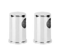 Shower Head Holder Bracket | ABS Electroplated Tarnish - Preventive Design | Universal Shower Rail Bracket for Bathroom / Kitchen / RV | Silver White, 2 - Pack Simple Installation