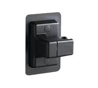 Shower Head Holder Support de pomme douche réglable, 1 pièce, support mural, sans poinçon, avec crochet, accessoires salle bains(Type 2-Black)