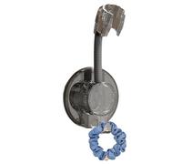 Shower Head Holder, Wall Mounted Bracket, 7.09x2.95x2.17 Inches, Rotatable Shower Wand Stand, Adjustable No Drill Base Mount for Bathroom, Apartment, Hotel, Dorm, Guest Room, Home, Master Bath