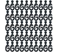 Shower Hooks, Drape Rings, Rustproof Metal Build, Multi-Purpose Hanging, Ideal for Outdoor Patios, Garden Fence Décor, Balcony Organization, Great for Indoor Plants, 0.33x0.14x0.06 inches