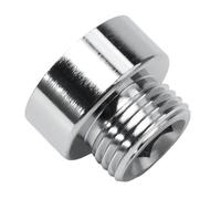 Shower Hose Reducer Shower Nozzle Adapter 3/4 Inch Female To 1/2 Inch Male Chrome Plated Shower Hose Reducer Liner(1pc)