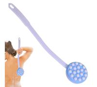 Shower Lotion Tool, Body Massage Applicator, Easy Reach Skin Care with Even Spread System Function, Lightweight Handle Build, Minimal Bathroom Design Style, Bath Brush for Home and Travel
