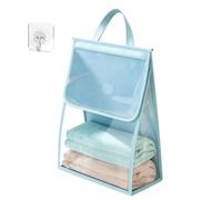 Shower Organizer Clear Space-Saving - Large Capacity Waterproof Bag Shower | Shower Storage Bathroom Organizer Wall for Towel Clothes | Makeup Toiletry Phone Tablet Apartment Dorm Restroom Shower Clear