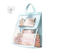 Shower Organizer - Clear Space-Saving Large Capacity Waterproof Bag | Shower Storage Bathroom Organizer Wall for Towel Clothes Makeup Toiletry Phone Tablet Apartment Dorm