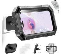 Shower Phone Holder Waterproof - 360° Rotation Detachable Phone Case, Fully Enclosed High Touch Sensitive Design Wall Phone Mount Stand, Bathroom Mirror Bathtub Accessories For 4-6.7¿ Cellphones