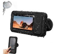 Shower Phone Holder Waterproof with Speaker, Shower Phone Case Fog-Proof