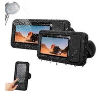 Shower Phone Holder Waterproof with Speaker, Shower Phone Case Fog-Proof