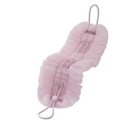 Shower Pouf And Back Scrubber Combo - Soft Mesh Loofah With Long Handle | Bath Sponge Set For Deep Cleansing & Skin Massage Home Spa Travel