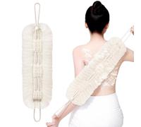 Shower Pouf and Back Scrubber Combo, Washcloth Towel, Suction Cup Body Cleaner, Deep Cleansing Puff Ball Set, Skin Renewal Bath Tool for Shower, Exfoliation, Bathroom, Skincare