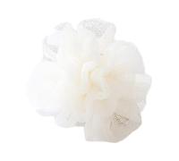 Shower Pouf, Back Scrubber Combo, Exfoliation Washcloth Towel, Suction Cup, Gentle Lathering Mesh Puff, Skin Friendly Soft Texture Deep Body Cleansing and Skin Renewal Bath Essentials