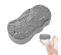 Shower Scrub Sponge - 5.04x2.56x1.1in Soft Bathing Pad for Gentle Exfoliation, Deep Cleaning with Massaging Function, Body Wash Sponge for Bathroom Women Men Kids Adults, Foam Material White
