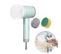 Shower Scrubber, Rechargeable Bathroom Cleaning Brush, 8,27 x 3,35 x 2,76 pouces Easy Grip Powerful Scrub, Waterproof Electric Scrubbing Brush for Kitchen Tile and Tough Dirt Removal