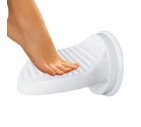 Shower Shaving Foot Rest - Wall-Mounted Bathroom Showerr Pedal with Suction Cup, Non-Slip Pedals Waterproof Stand for Tiles Glass Marble Bathtub Toilet Home Spa Dorm RV Travel Yoga