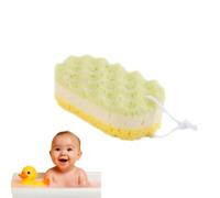 Shower Sponge Scrubber - 16.5x9x5cm Ergonomic Gentle Body Sponge Foam Rub, Soft Bathing Towel With Wave Texture Design, Men Body Scrubbing Foam For Family Friends