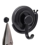 Shower Suction Hooks, Wall-Mounted Design Clothes Hanger with Strong Suction Cup, Heavy Duty Reusable Towel Holder Rack for Bathroom Bags Accessories Storage 3.07x1.93x3.19 Inches
