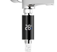 Shower Temperature Display, Led Digital Display for Baby Bath, Wireless Shower Temperature Monitor - for Safe Bathing | 140g, 9.2cm, Waterproof, Real-Time Disply, Ideal Far Babies, Children & Families
