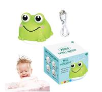 Shower Toys - Automatic Water Spray Frog Bath Toy | Light-Up Interactive Learning Game | Educational Preschool Activity with Music and Motion, Rechargeable Or Battery Operated Bath Time Entert