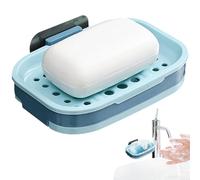 Shower Wall Soap Dish Holder - Bathroom Soaps Holder Wall Mount | Soaps Dish Soap Self-Adhesive Bathrooms Accessories | Walls Mounted Draining S0ap Saver for Bathroom Tile