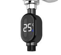Shower Water Thermometer, Real Time Monitoring, Temperature Display Solution For Creative Bathroom Accessories Long Lasting Application Heavy Duty Home Supplies Daily Nursery Support Modern Room Unit