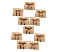 SHOWERORO 10 pièces Enveloppes Vintage Papier Kraft pour Invitations Lettres Cartes de Rétro