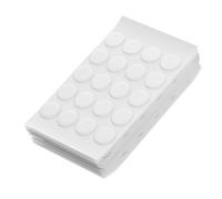 SHOWERORO 1000 Pièces De Ruban Adhésif Double Face Transparent Adhésifs Double Face Ronds Disques Rond Blanc