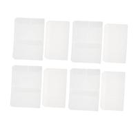 SHOWERORO 10Pièces Poches de Rangement Eva pour Cartes de Visite et Reçus Transparent et Pratique